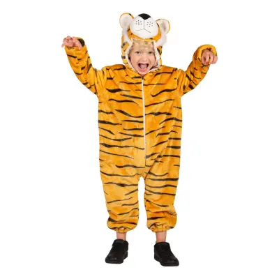 Tiger Onesie Barn Maskeraddräkt - XX-Large