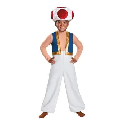 Toad Deluxe Barn Maskeraddräkt - Medium