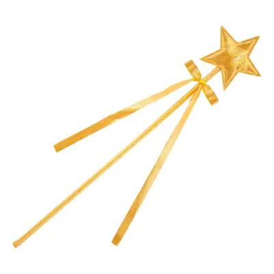 Trollstav Stjärna Guld