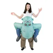 Uppblåsbar Bärande Troll Barn Maskeraddräkt - One size