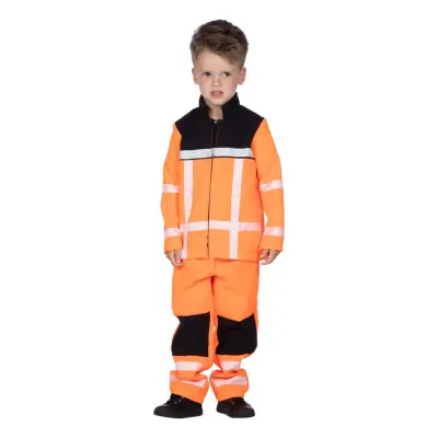 Vägarbetare Barn Maskeraddräkt - Medium