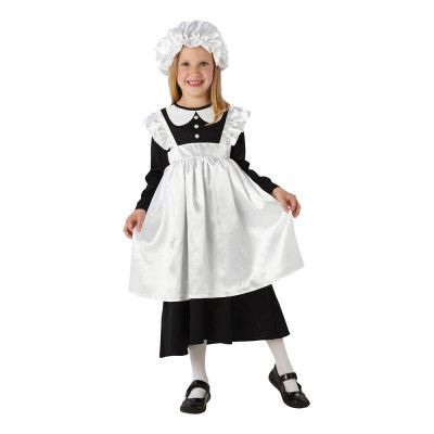 Viktorianskt Hembiträde Barn Maskeraddräkt - Small