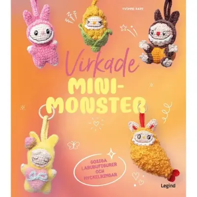 Virkade Mini-monster Gosiga Labubufigurer och nyckelringar - Leksaksaffären -  Leksaksaffären