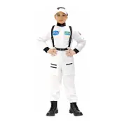 Vit Astronaut Barn Maskeraddräkt - Small