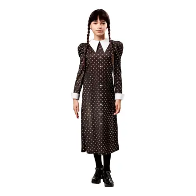 Wednesday Skoluniform Barn Maskeraddräkt - Small