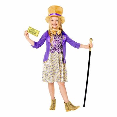 Willy Wonka Klänning Barn Maskeraddräkt - Large