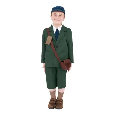 WW2 Pojke Barn Maskeraddräkt - Large