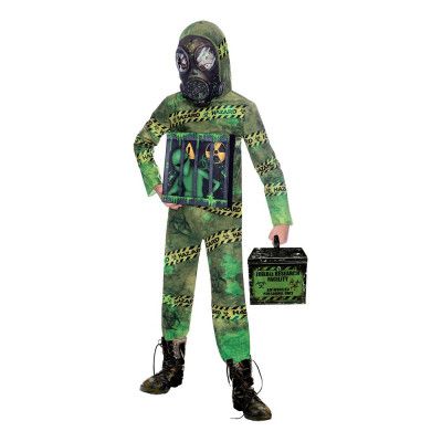 Zombie Alien Karantän Barn Maskeraddräkt - Small