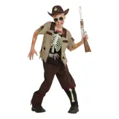 Zombie Sheriff Barn Maskeraddräkt - Small