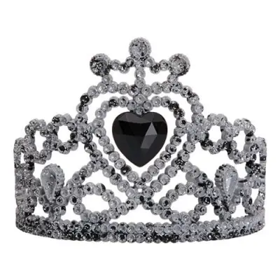 Zombie Tiara med Svart Hjärta