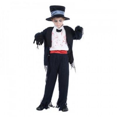 Zombiebrudgum Barn Maskeraddräkt