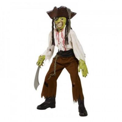 Zombiepirat Barn Maskeraddräkt