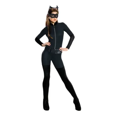 Catwoman Deluxe Maskeraddräkt - Medium