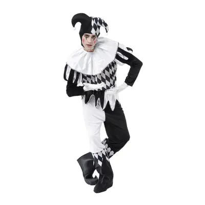 Gycklare Budget Maskeraddräkt - One size