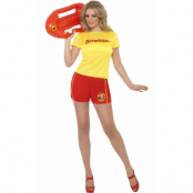 Baywatch Beach Costume, With Top and Shorts Woman, LARGE