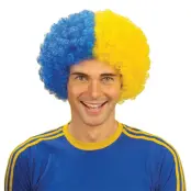 Afroperuk Blå/Gul - One size