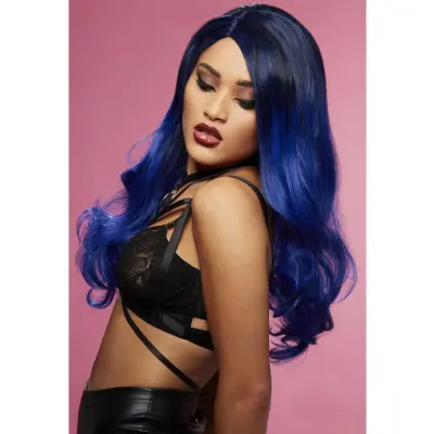 After Midnight™ Ombre Queen Bitch Peruk Blå