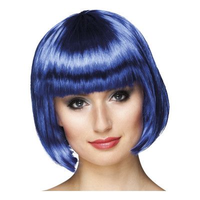 Cabaret Blå Peruk - One size