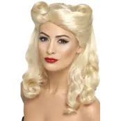 40-tals Pin Up Peruk Blond