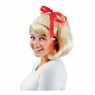 50-tals Blond Hästsvans Peruk - One size