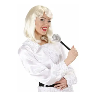 70-tals Sångerska Blond Peruk - One size