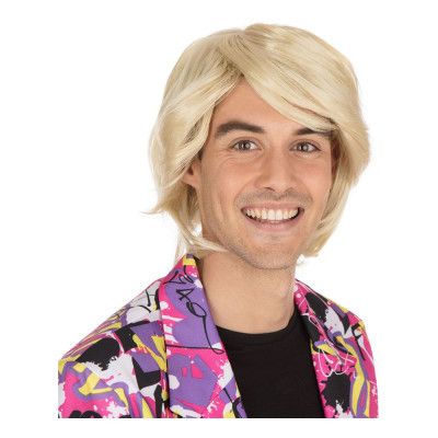 80-tals Blond Peruk Herr - One size