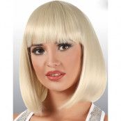 Blond Deluxe Bobperuk med Naturligt Utseende