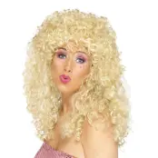Boogie Babe Blond Peruk - One size