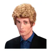 Brad Blond Peruk med Polisonger