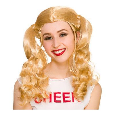 Cheerleader Blond Peruk - One size