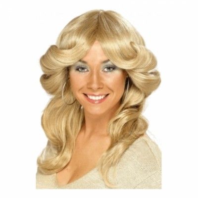 Flick Blond Peruk - One size