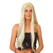Groovy Hippie Blond Peruk - One size