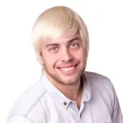 Liam Blond Peruk - One size
