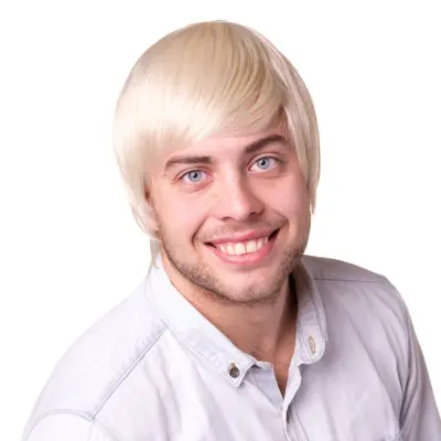 Liam Blond Peruk - One size