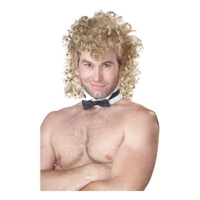 Manlig Strippare Blond Peruk - One size