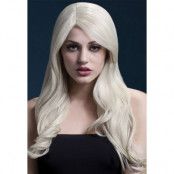 Nicole Peruk Mjuka Lockar Blond 66cm