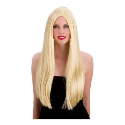 Peruk Lång Blond - One size