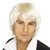 Pojkband Blond Peruk - One size