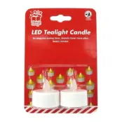 Värmeljus LED Flimrande - 2-pack