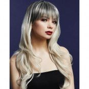 Sienna Deluxe Wig - Kan Styles! - Blond Peruk med Vågor och Lugg