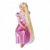 Självlysande Rapunzel Barn Peruk - One size