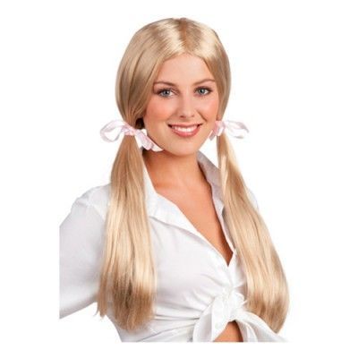 Skolflicka Peruk - One size