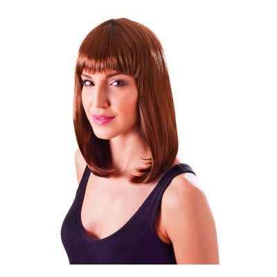 Flickperuk Brun - One size