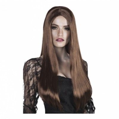 Häxa Peruk Brun - One size