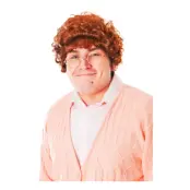 Lockig Brun Peruk - One size