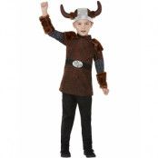 Vikingadräkt med Hatt till Pojke