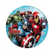 8 st. Marvel Avengers Kartongtallrikar 23 cm