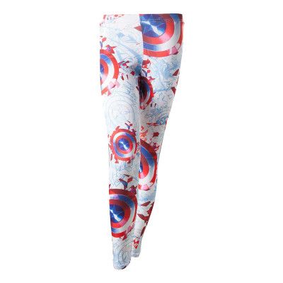 Captain America Leggings - X-Small