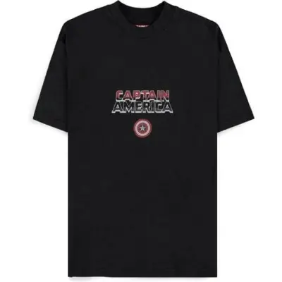 Captain America - Marvel T-shirt - Brave New World - Three Heroes - S XXL - för Herr - svart