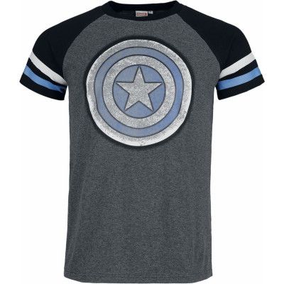 Captain America - Marvel T-shirt - Captain America Shield - M XXL - för Herr - flerfärgad